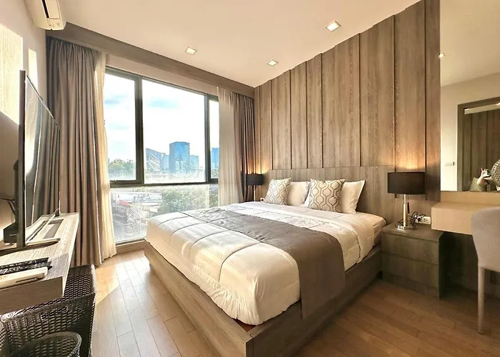Cozy & Bright - Asoke 아파트 방콕